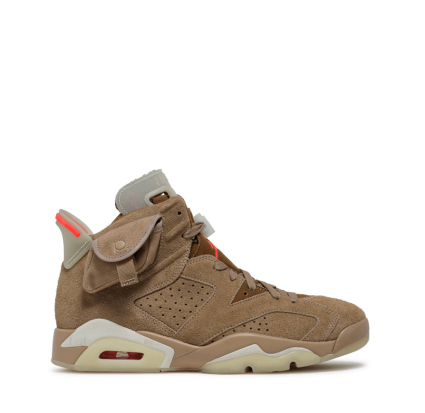 Air Jordan Retro 6 Travis Scott 'British Khaki'