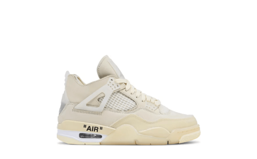 Air Jordan Retro 4 'OFFWHITE -Sail'