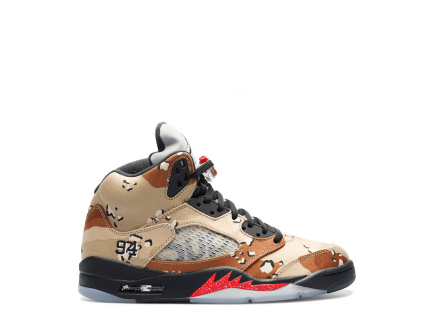 Air Jordan Retro 5 'Supreme Desert Camo'