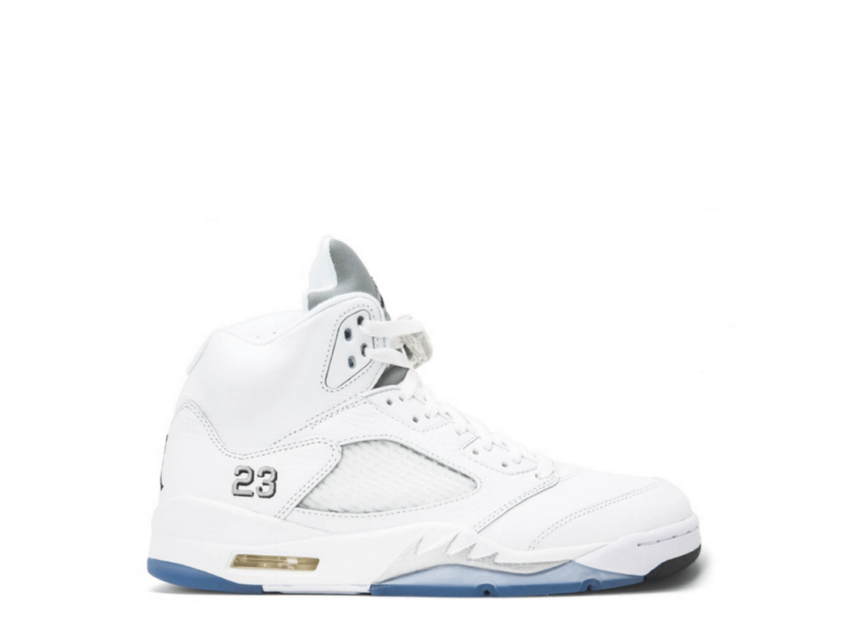 Air Jordan Retro 5 'Methalic White'